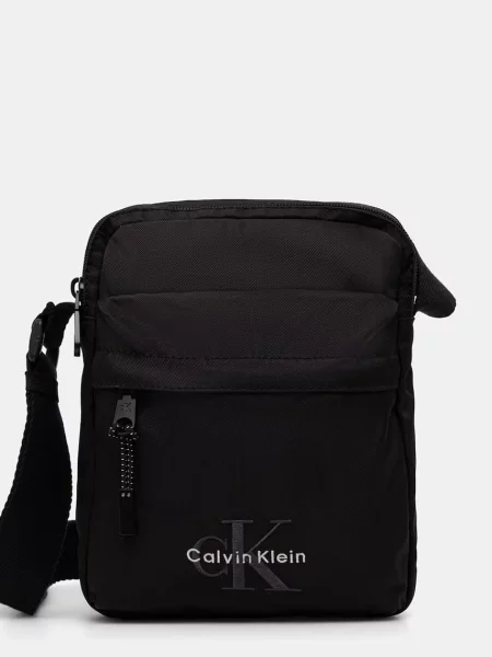 Calvin Klein Geantă crossover Bold Reporter negru