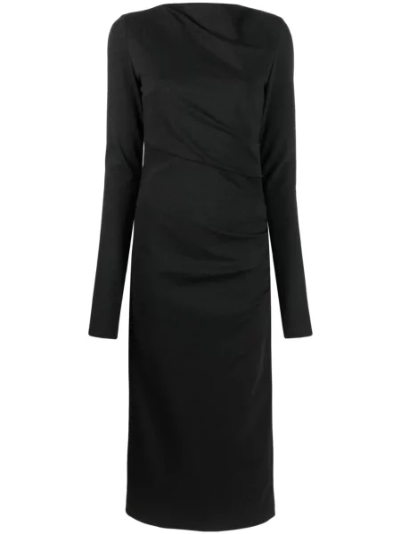 Rochie midi Dorothee Schumacher până la genunchi de costum gri