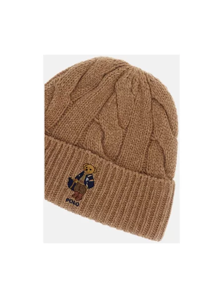 Polo Ralph Lauren Czapka Brązowy beżowa