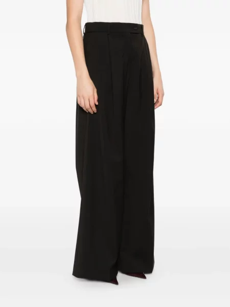 Pantaloni Sportmax plisate negru
