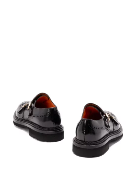 Brogues Santoni din piele negru