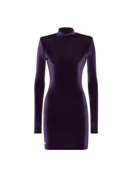 Sukienka mini Philipp Plein fioletowa
