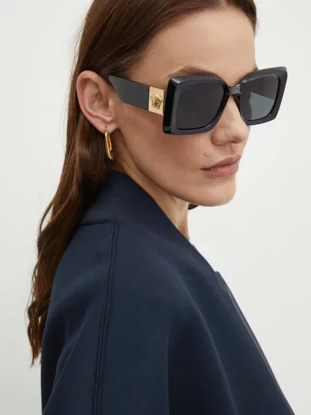 Versace okulary przeciwsłoneczne czarny
