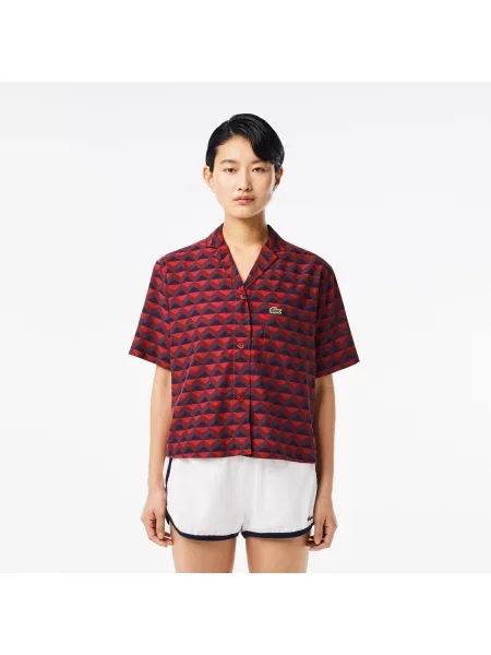 Lacoste сорочка Monogram Oversize Fit