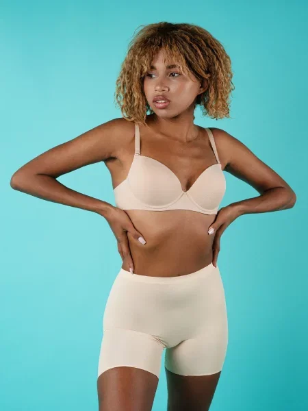 Труси brabrabra поліамід/еластан бежевий