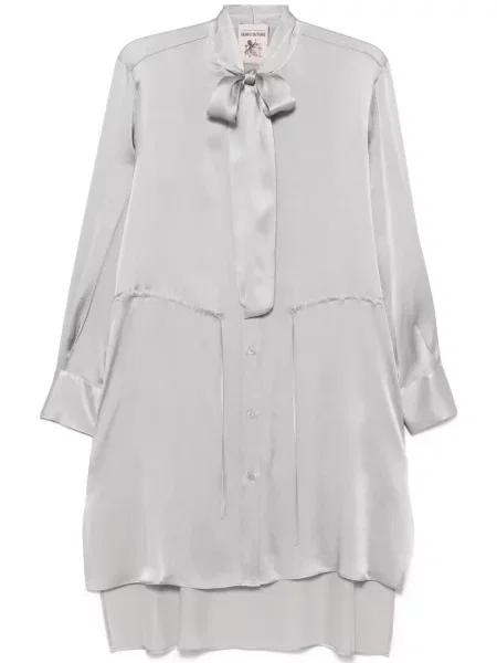 Rochie mini Semicouture de costum gri