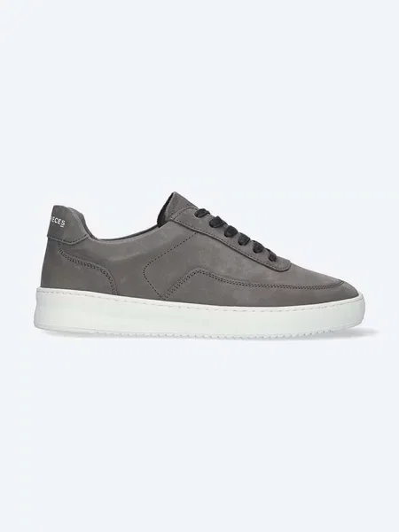 Semišové tenisky Filling Pieces Mondo Ripple Nubuck sivá
