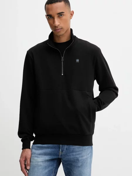 Mikina G-Star hladká černá