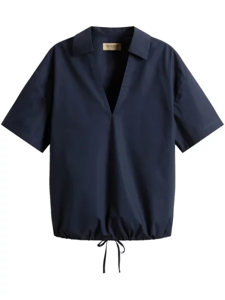 Bluzka Woolrich popelinowa niebieska