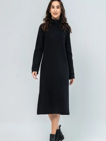 Сукня міді RiMari фліс чорний