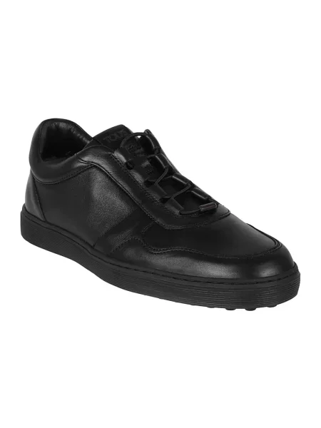 Sneakersy Tod's skórzane w grochy czarne
