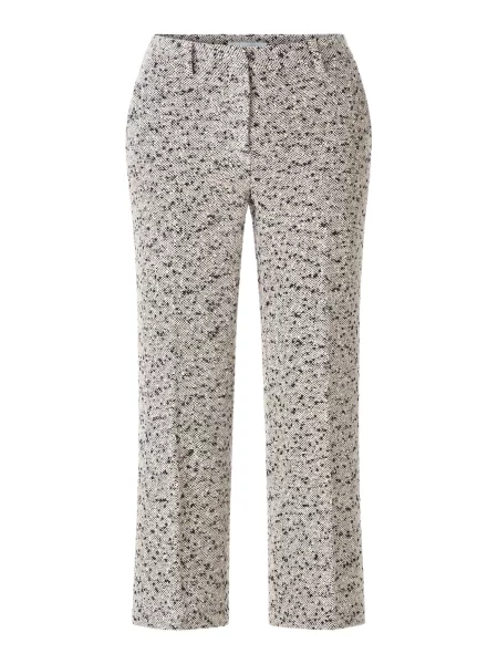 Rich & Royal Pantaloni cu dungă bej negru