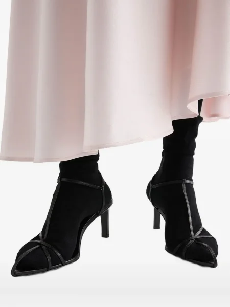 Pantofi cu toc Jil Sander negru