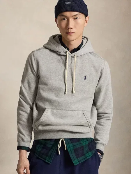 Mikina Polo Ralph Lauren sivá