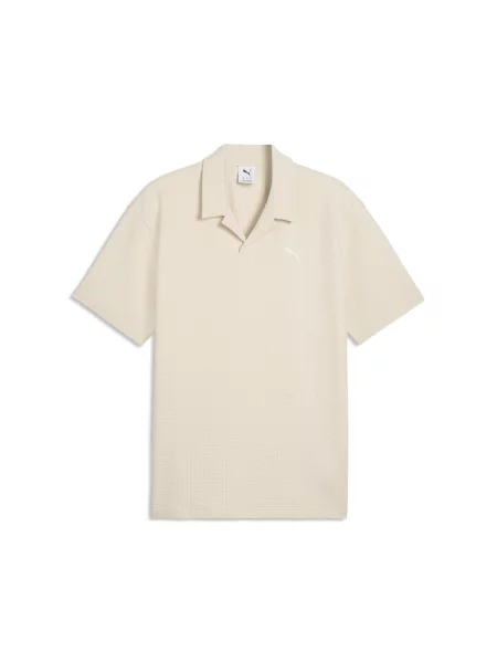 PUMA koszulka polo Essentials Elevated Akcesoria S biały