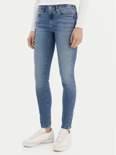 Tommy Jeans Blugi Sophie Skinny Fit albastru