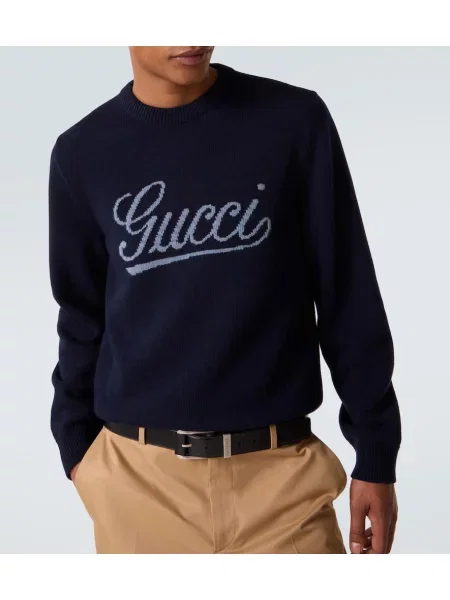 Pulover Gucci de lână albastru