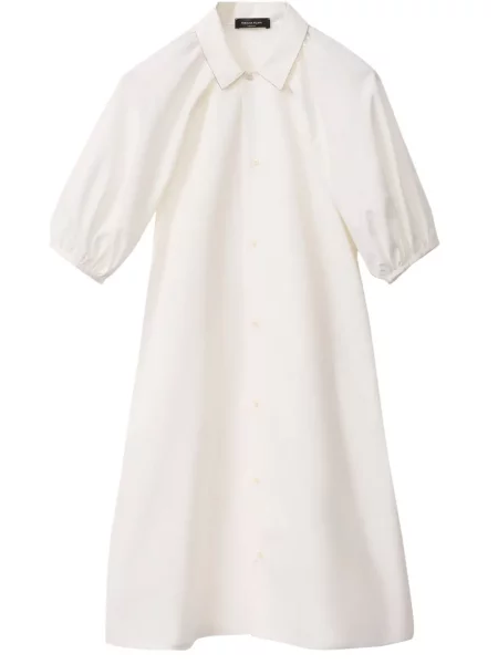 Sukienka koszulowa Fabiana Filippi garniturowa biała