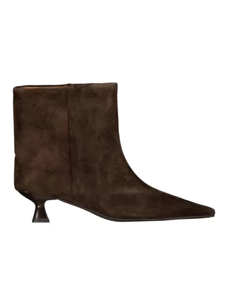 Buty do kostki Toral zamszowe brązowe