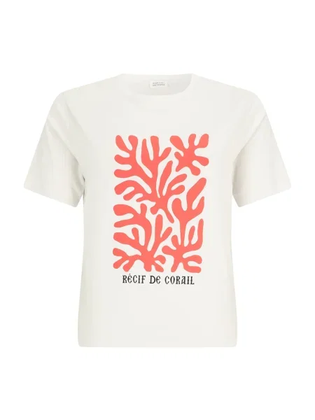 Guido Maria Kretschmer Curvy Tricou Cora portocaliu homar / negru / murdar alb