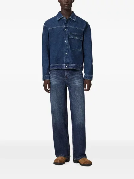 Geacă de blugi Allsaints albastru
