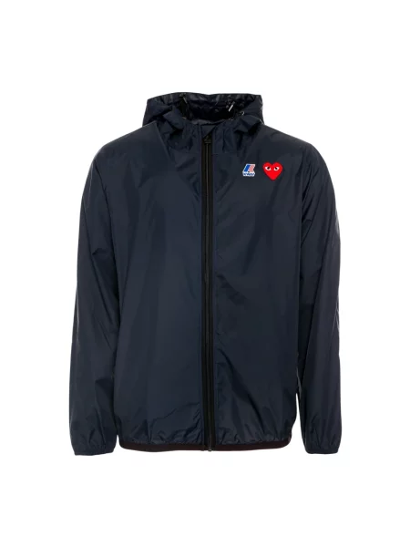 Kurtka Comme Des Garcons Play niebieska