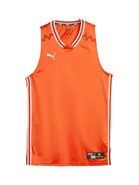 PUMA Sport top Team Game portocaliu mandarină alb