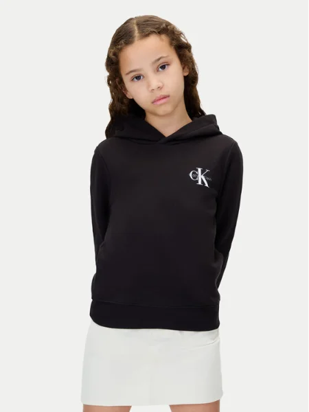 Calvin Klein Jeans Bluză Small Monogram negru