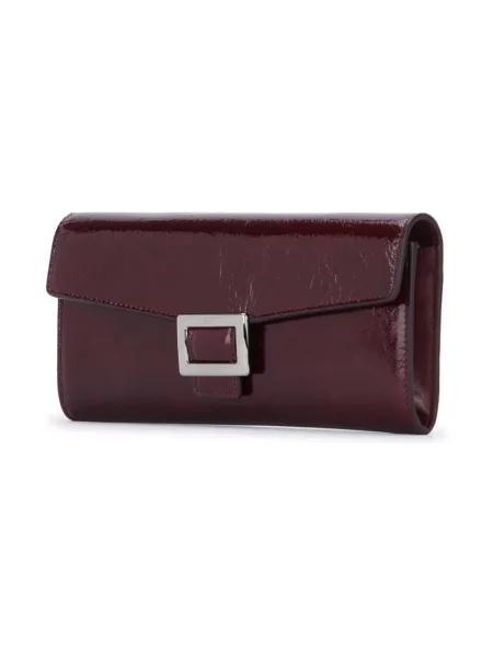 Portfel Roger Vivier skórzany fioletowy