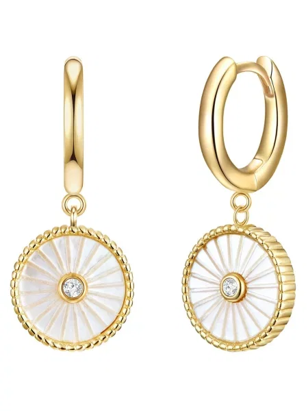 Glanzstücke München Uhani zlato-rumena rumena