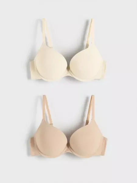 Reserved Sutien super push-up 2 pack crem