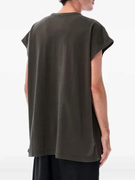 Majica Nike od flisa s printom s okruglim izrezom zelena