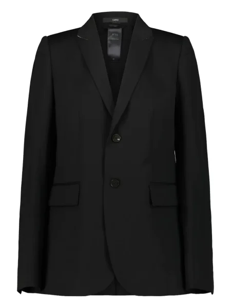 Marynarka Sapio wełniana czarna