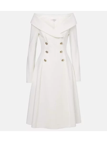 Rochie Dorothee Schumacher plisată de costum alb