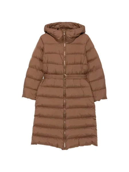 Cu centură palton Max Mara maro