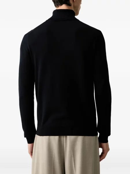 Pulover Trussardi cu broderie negru