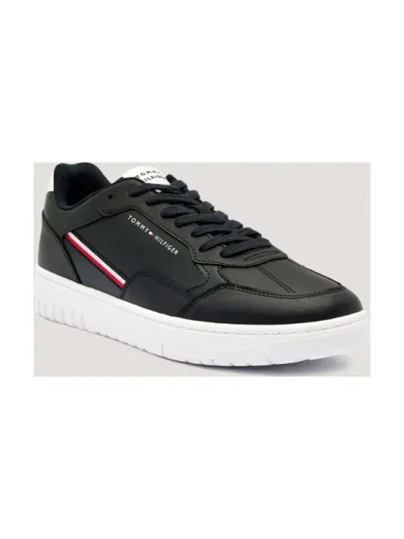 Tommy Hilfiger Teniși din piele BASKET CORE