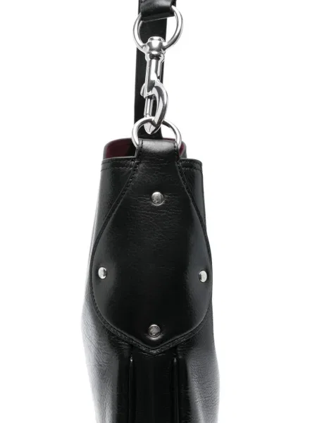 Geanta de piele Mulberry din piele negru