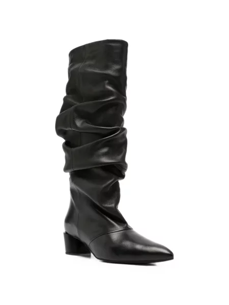 Botine Liska din piele negru