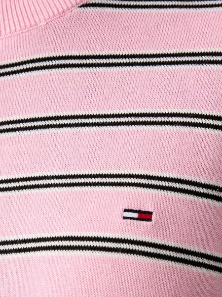 Tommy Jeans пуловер дамски от розово