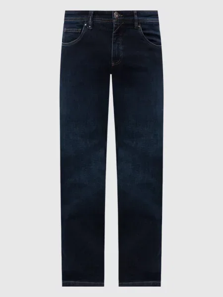 Джинси з ефектом потертості Florentino сині