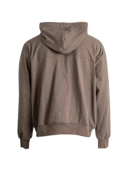 Majica s kapuljačom Rick Owens smeđa