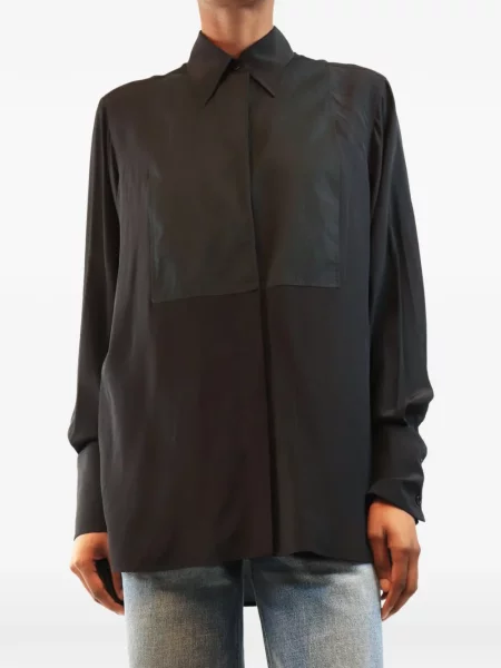 Cămașă Victoria Beckham negru