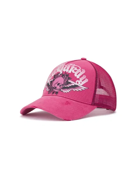 Ed Hardy Șapcă roz / negru alb