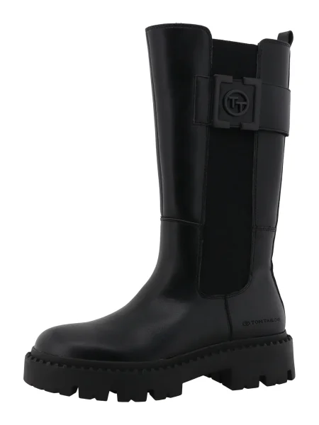 TOM TAILOR Cizme negru