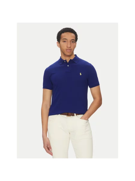 Polo majica Polo Ralph Lauren s vezom plava