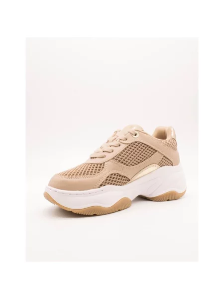 Sneakerși Guess bej