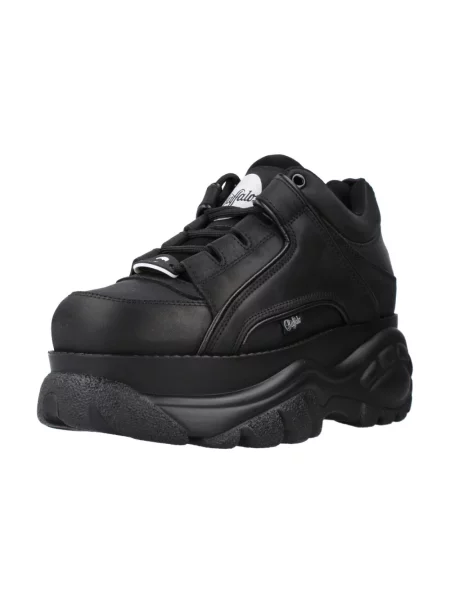 Sneakersy Buffalo na platformie czarne