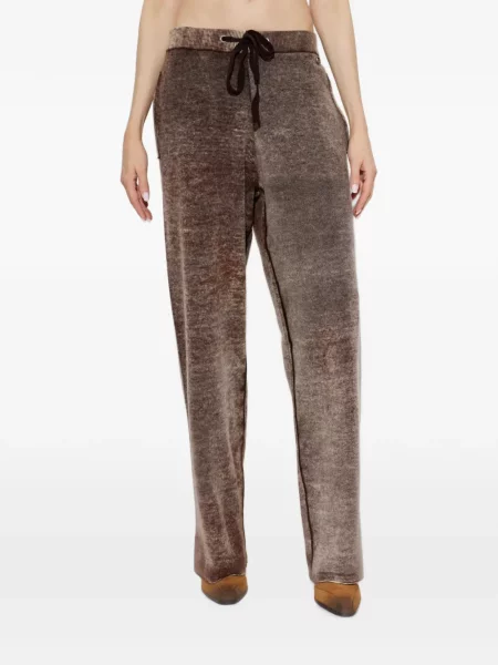 Pantaloni Diesel cu cordon maro