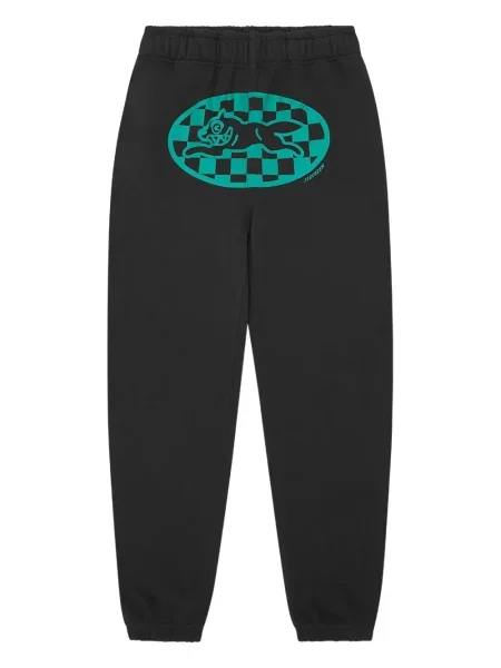 Kostkované kalhoty Icecream černé